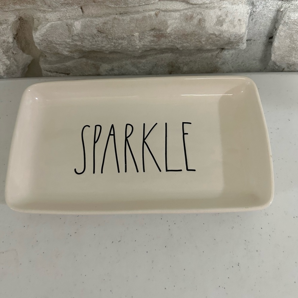 Rae Dunn Sparkle Trinket Tray